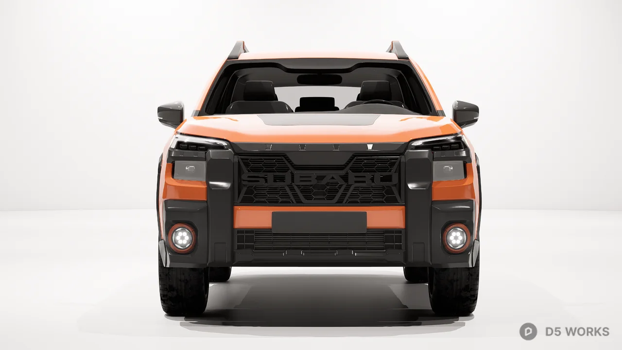 Car SUV 3d model thumbnail 2