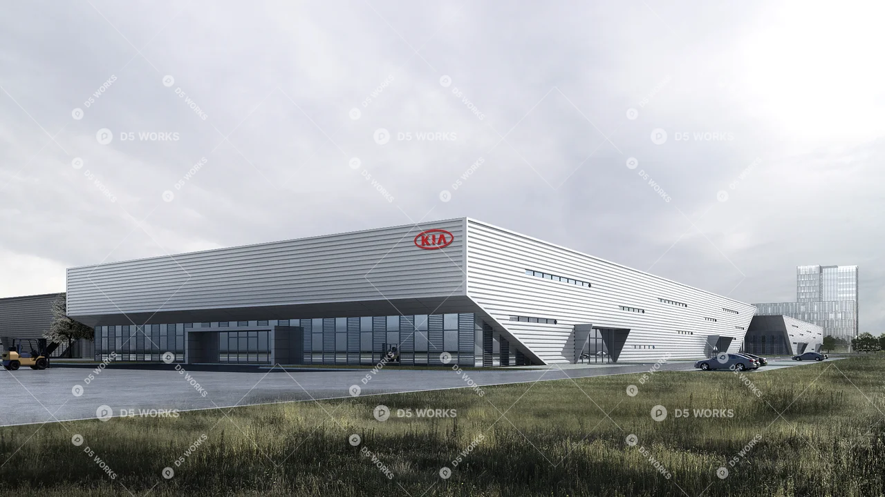 Modern Office Buildings 3d model thumbnail 4