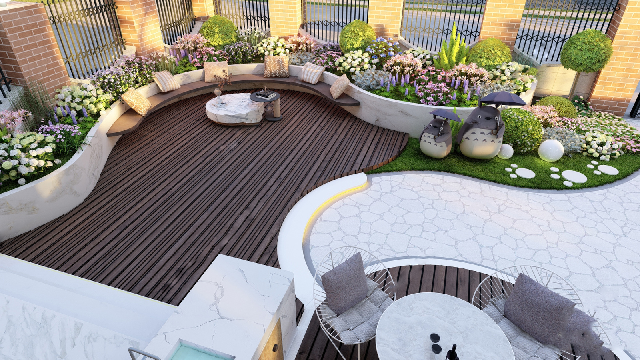 Modern Courtyard Landscapes