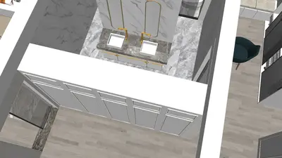 Modern Indoor Aerial View