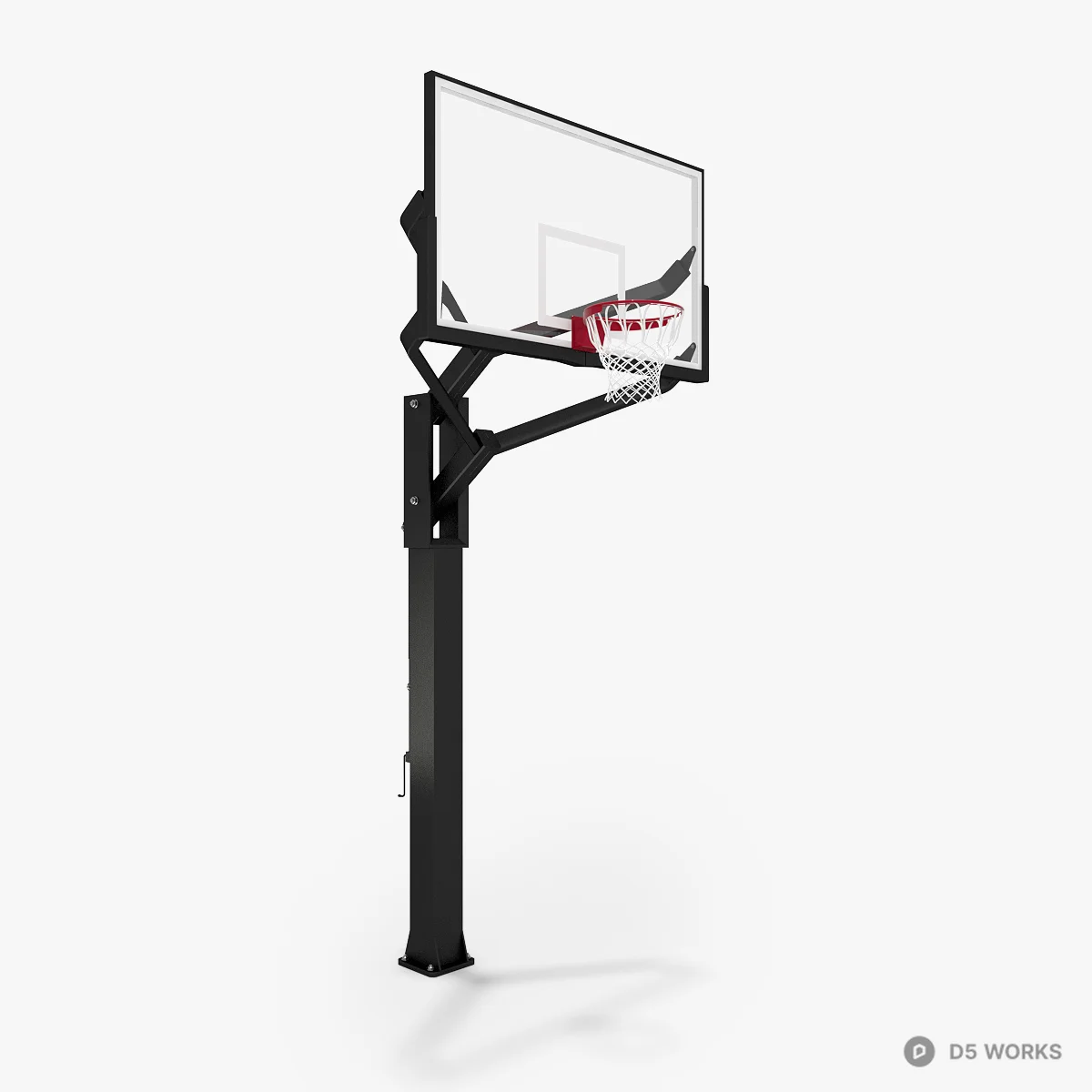 Adjustable Basketball Hoop 3d model - Image 1