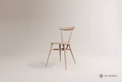 Dining chair 3d model - Image 1