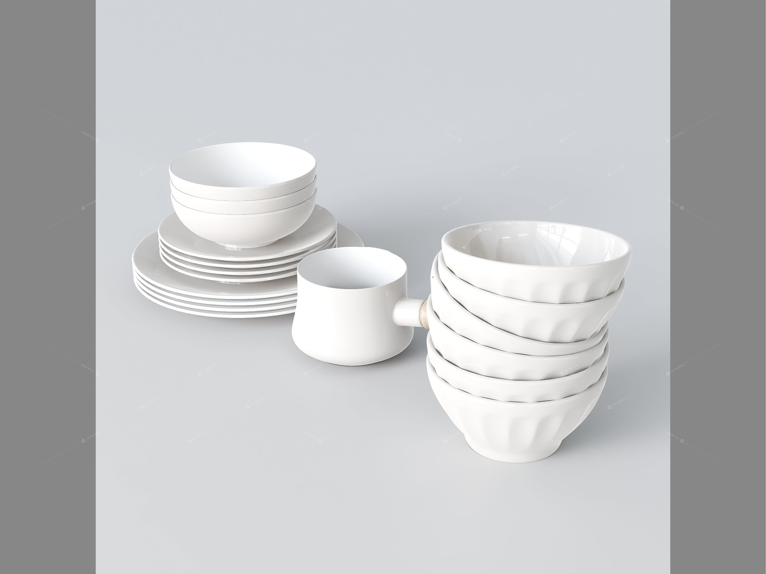 Tableware 3D Models
