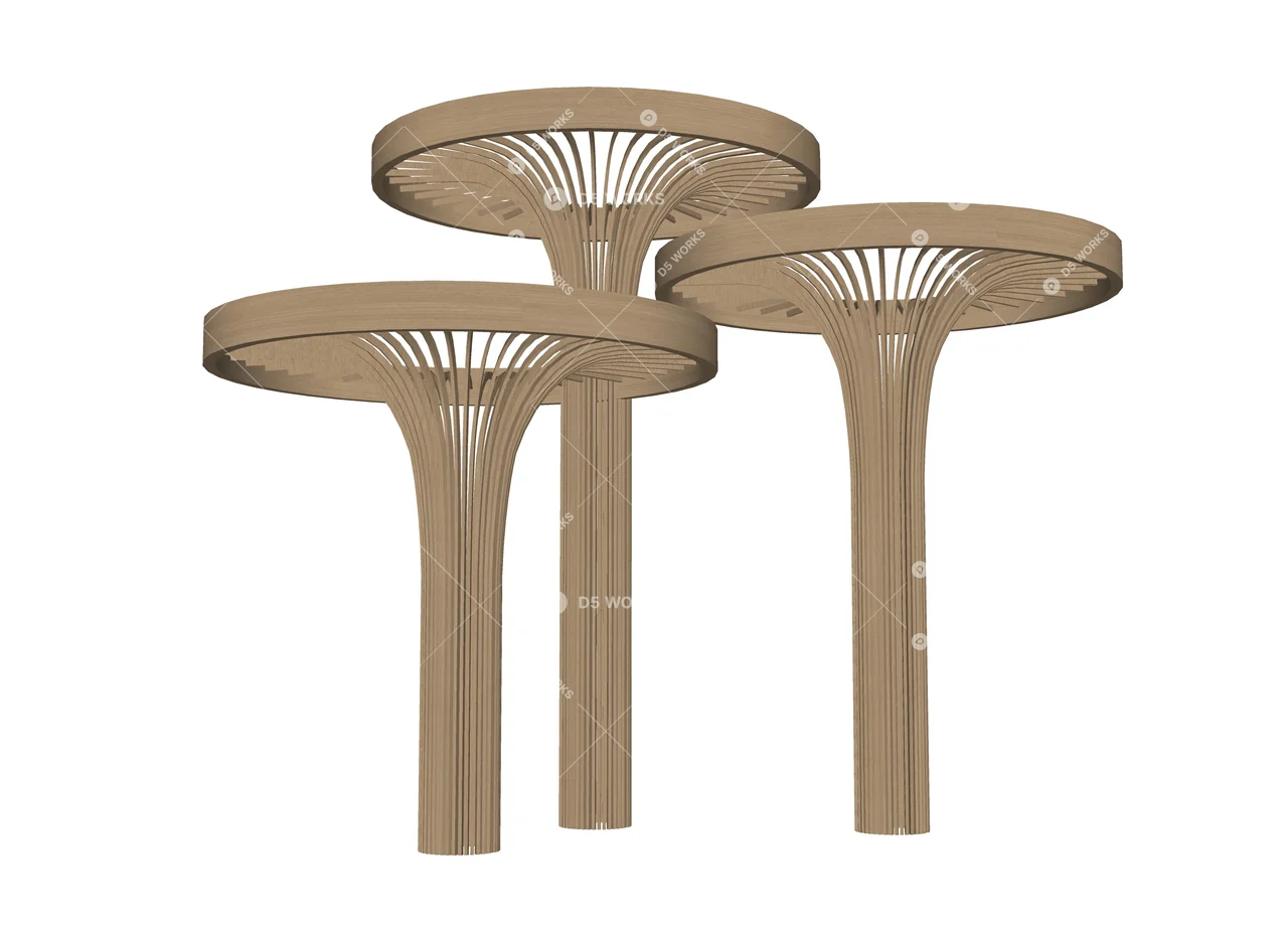 Landscape Pavilion 3d model thumbnail 3