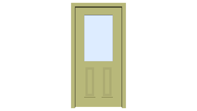 Modern Single Door
