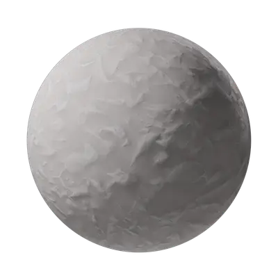 White irregular concave - convex wall paint