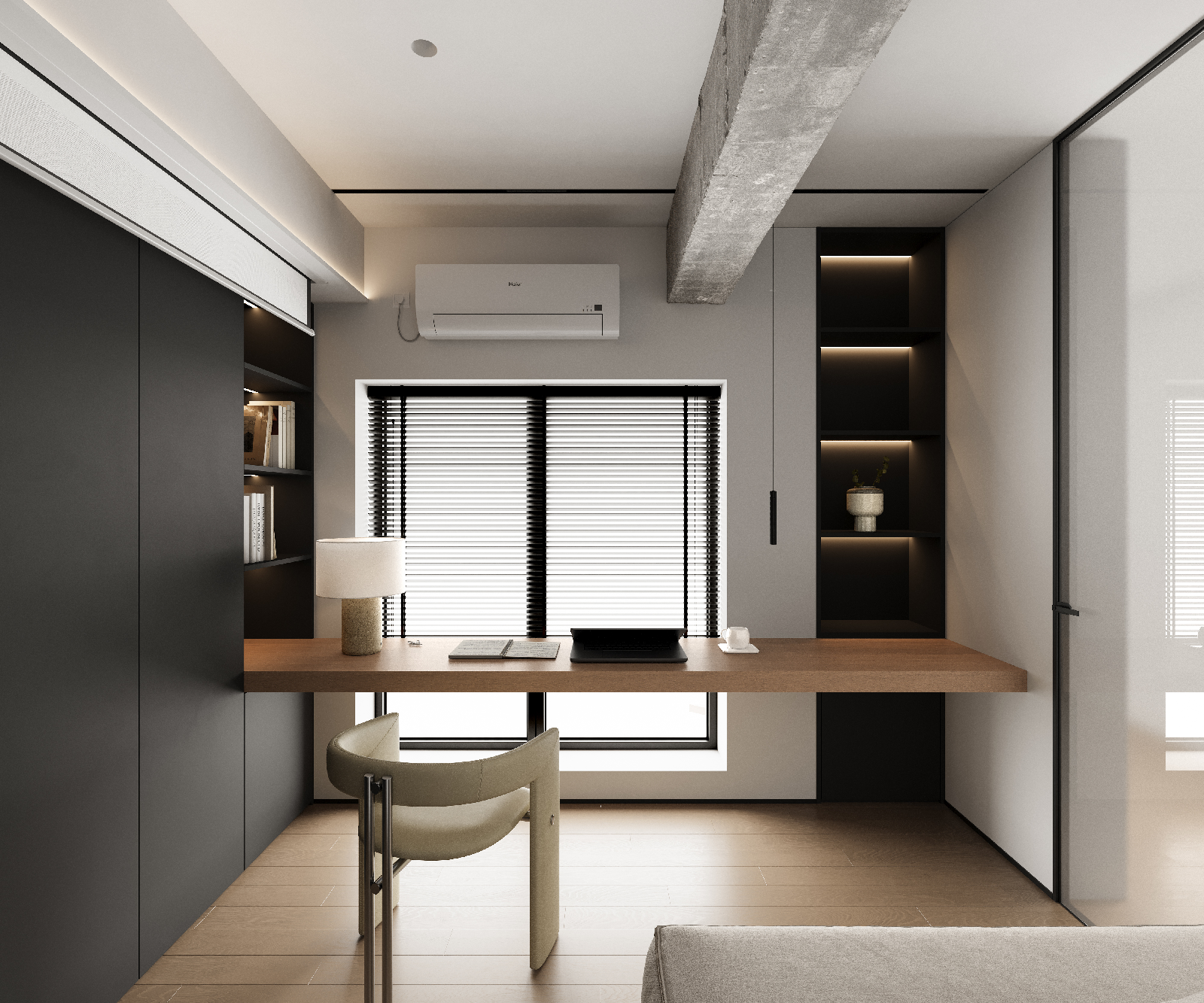 Minimalist Study Room