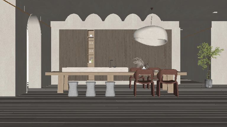 Modern Dining Room (Home)