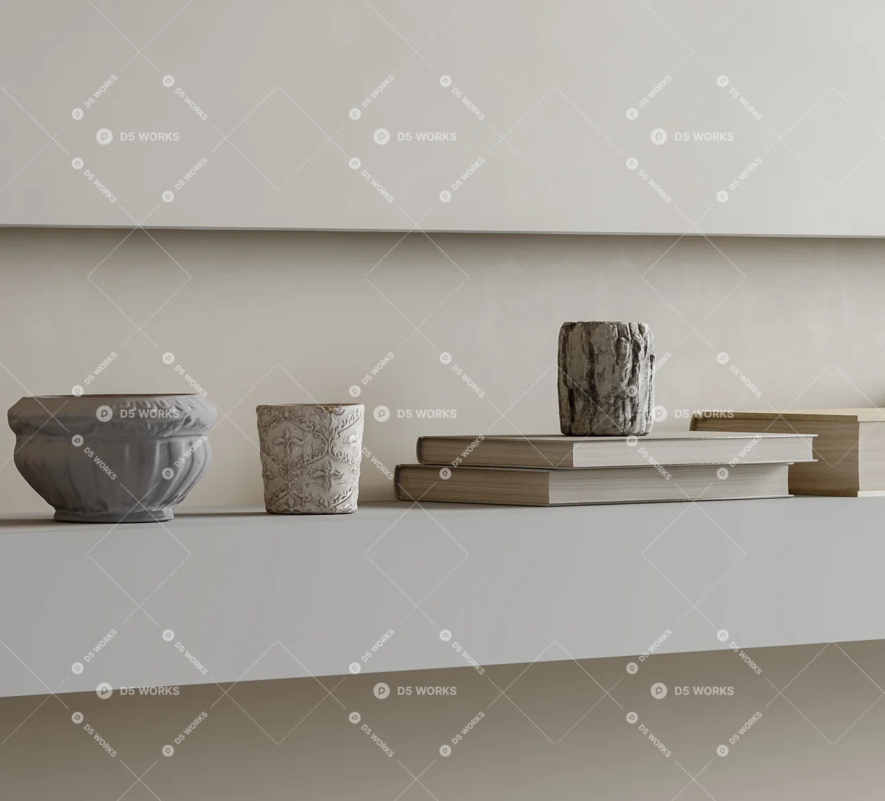 Home Living Room 3d model thumbnail 8