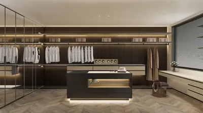 Modern Italian Walk-in Closet