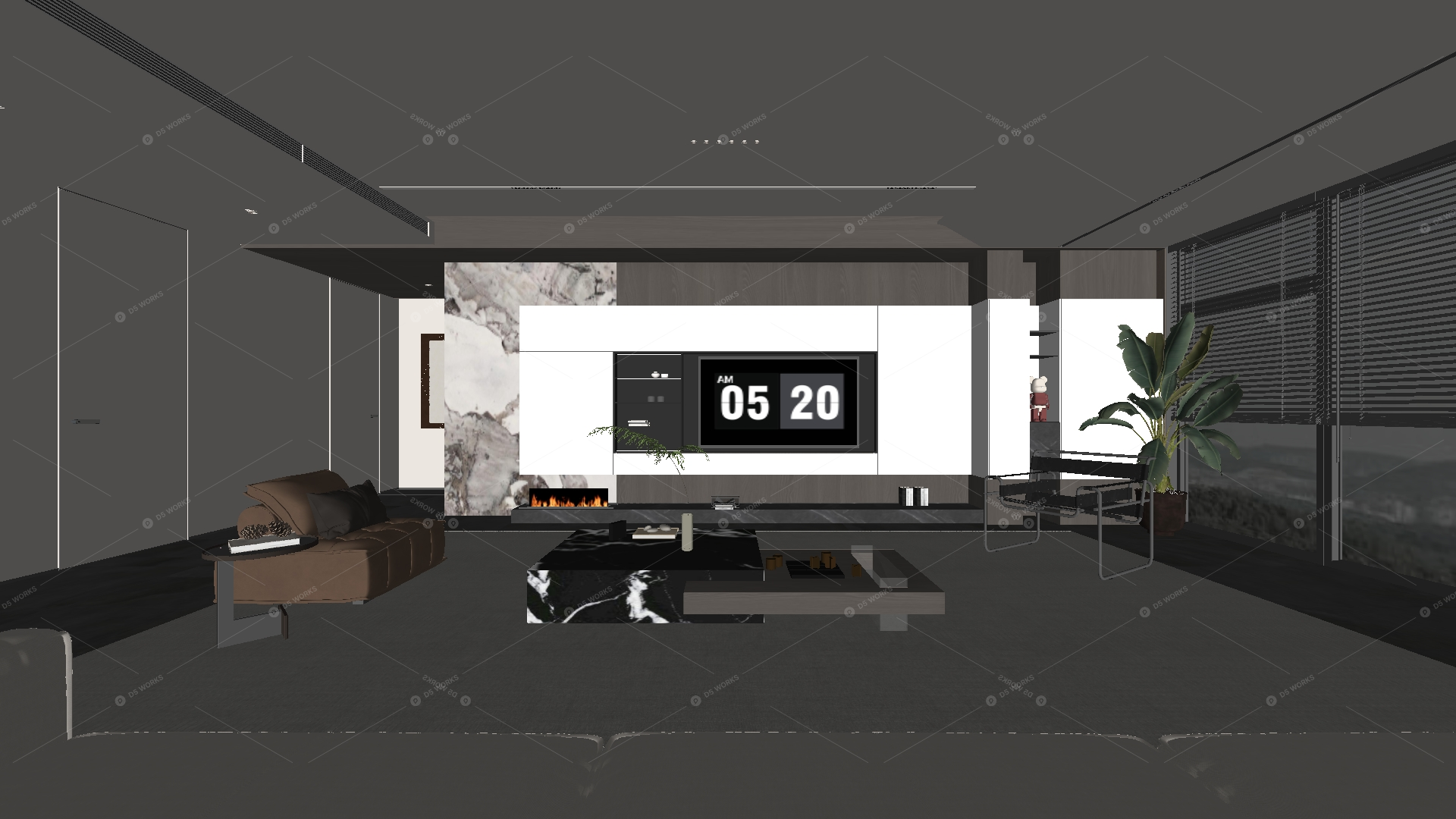 Living Rooms 3D Models