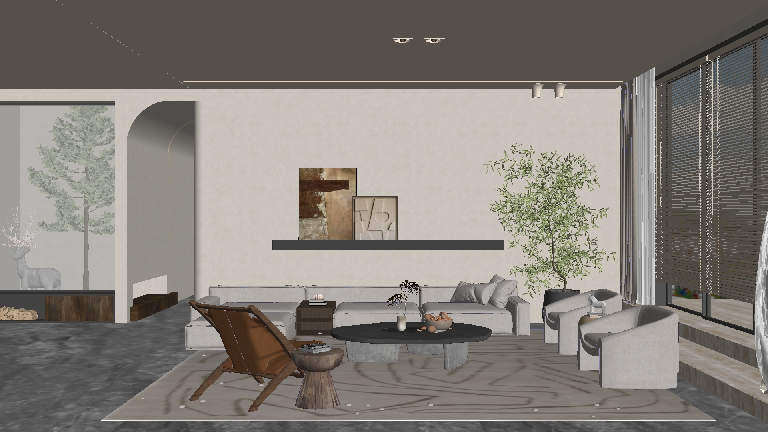 Modern Home Living Room