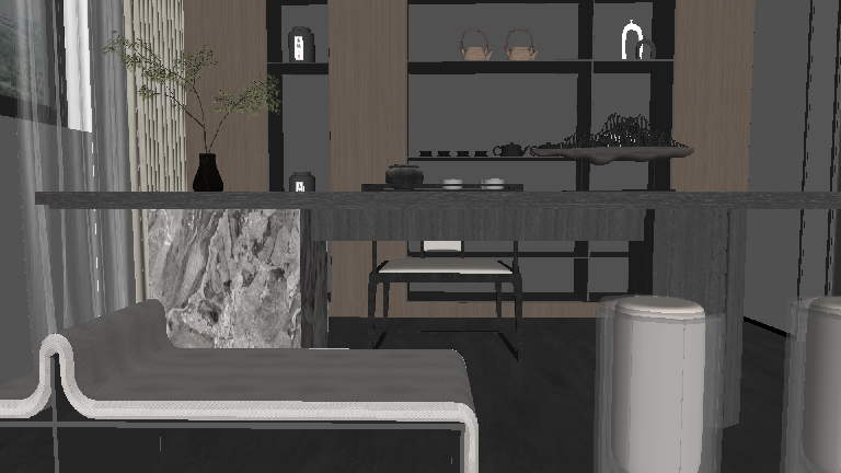 Modern Study Room