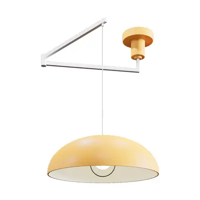 Minimalist Dome Pendant Light 3d model