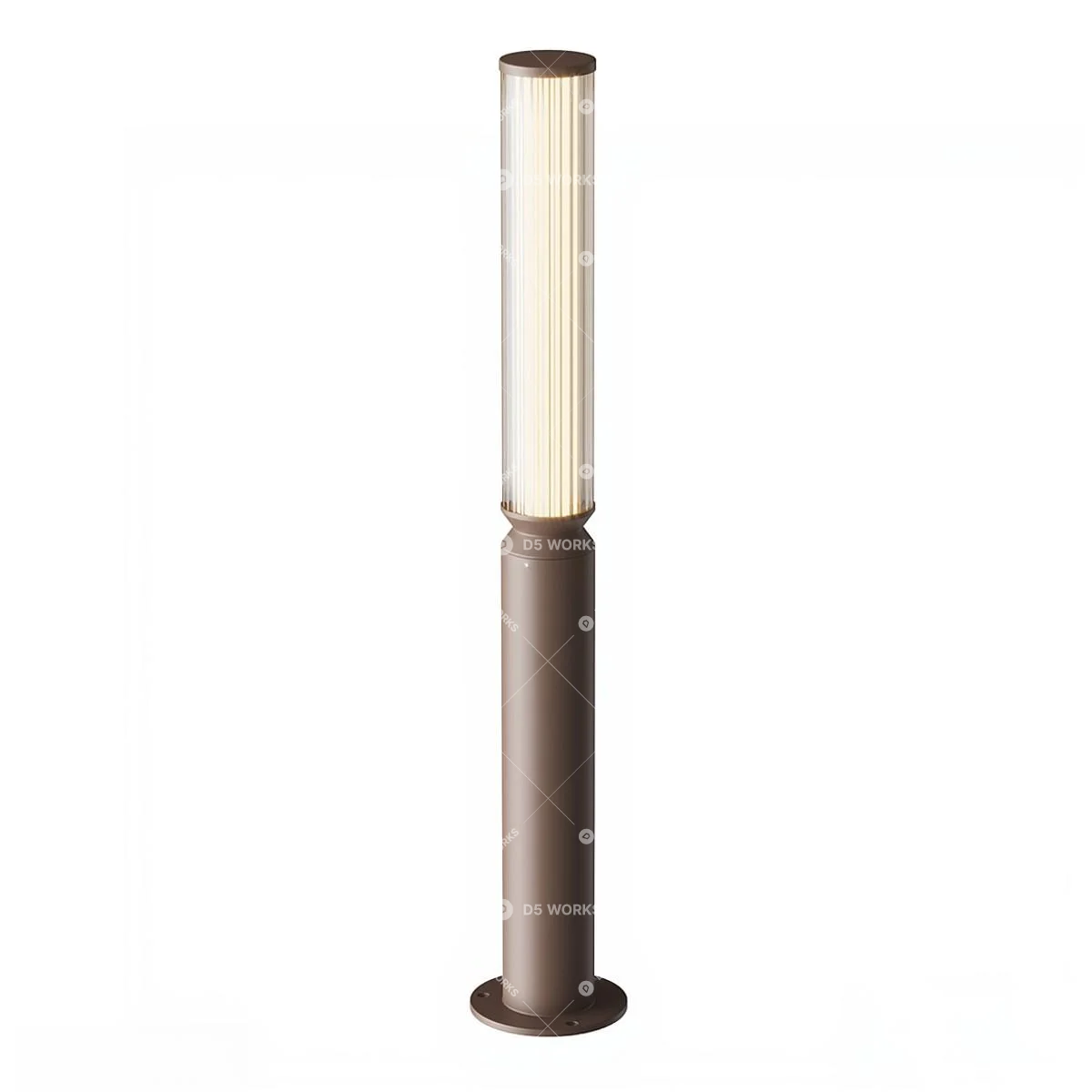 Modern Courtyard Lamp 3d model thumbnail 3