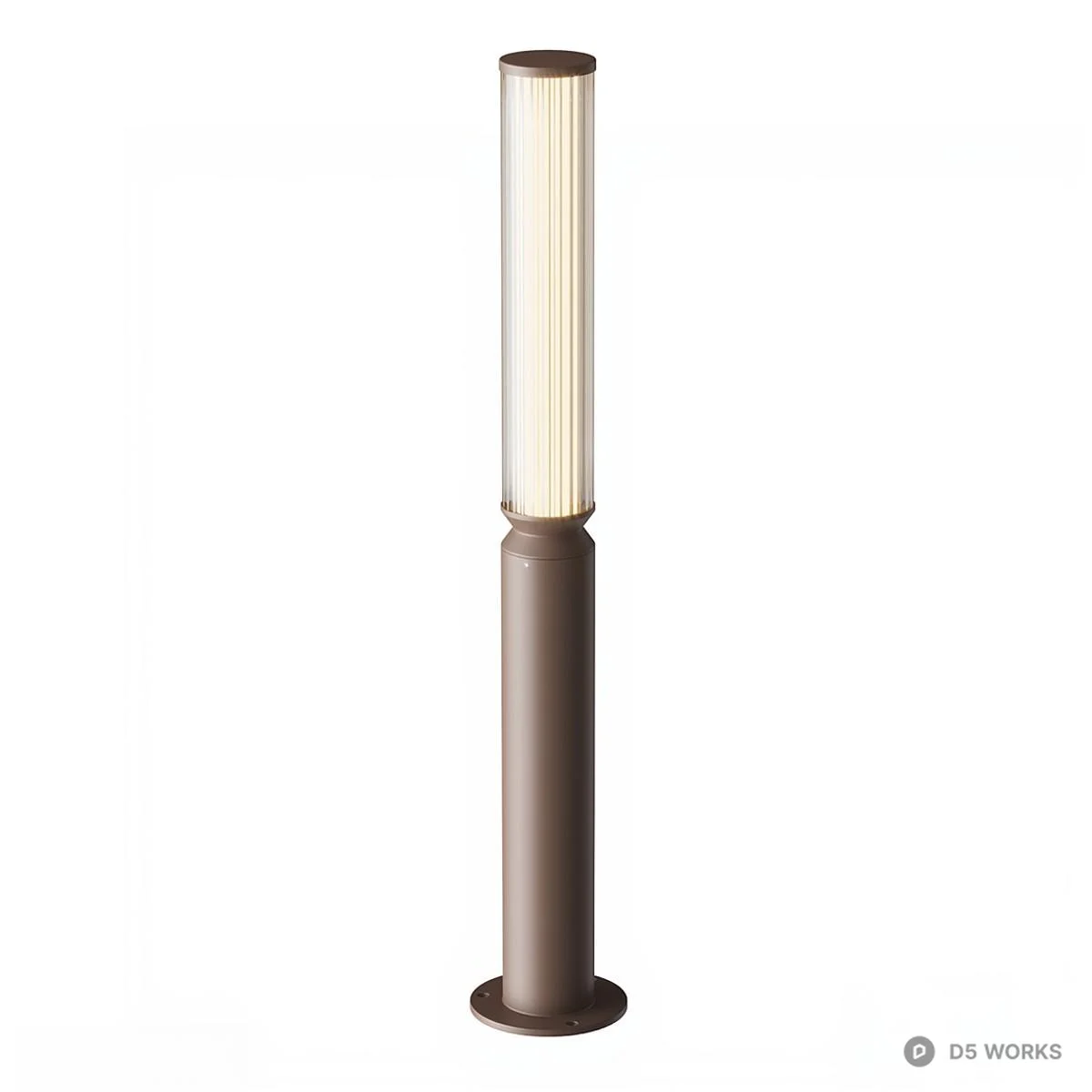 Modern Courtyard Pole Light 3d model thumbnail 3