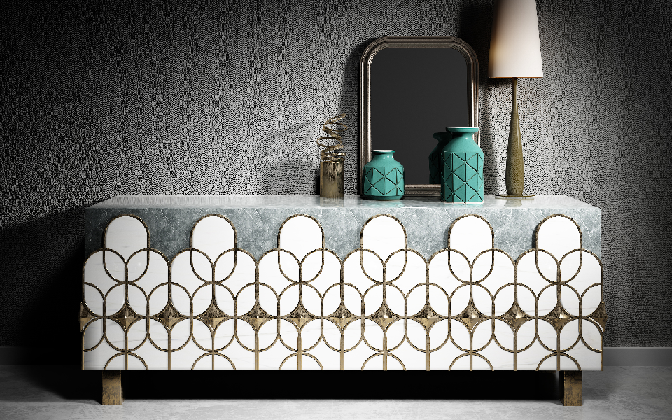 Art Deco Console Table