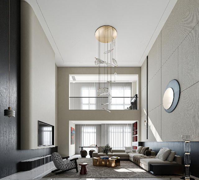 Modern Villa Living Room