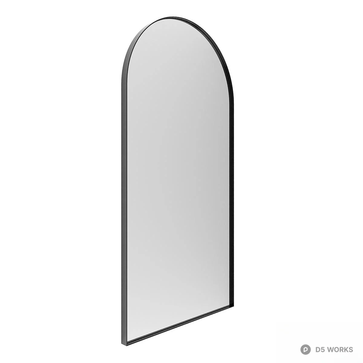 Arched Frame Mirror 3d model thumbnail 3