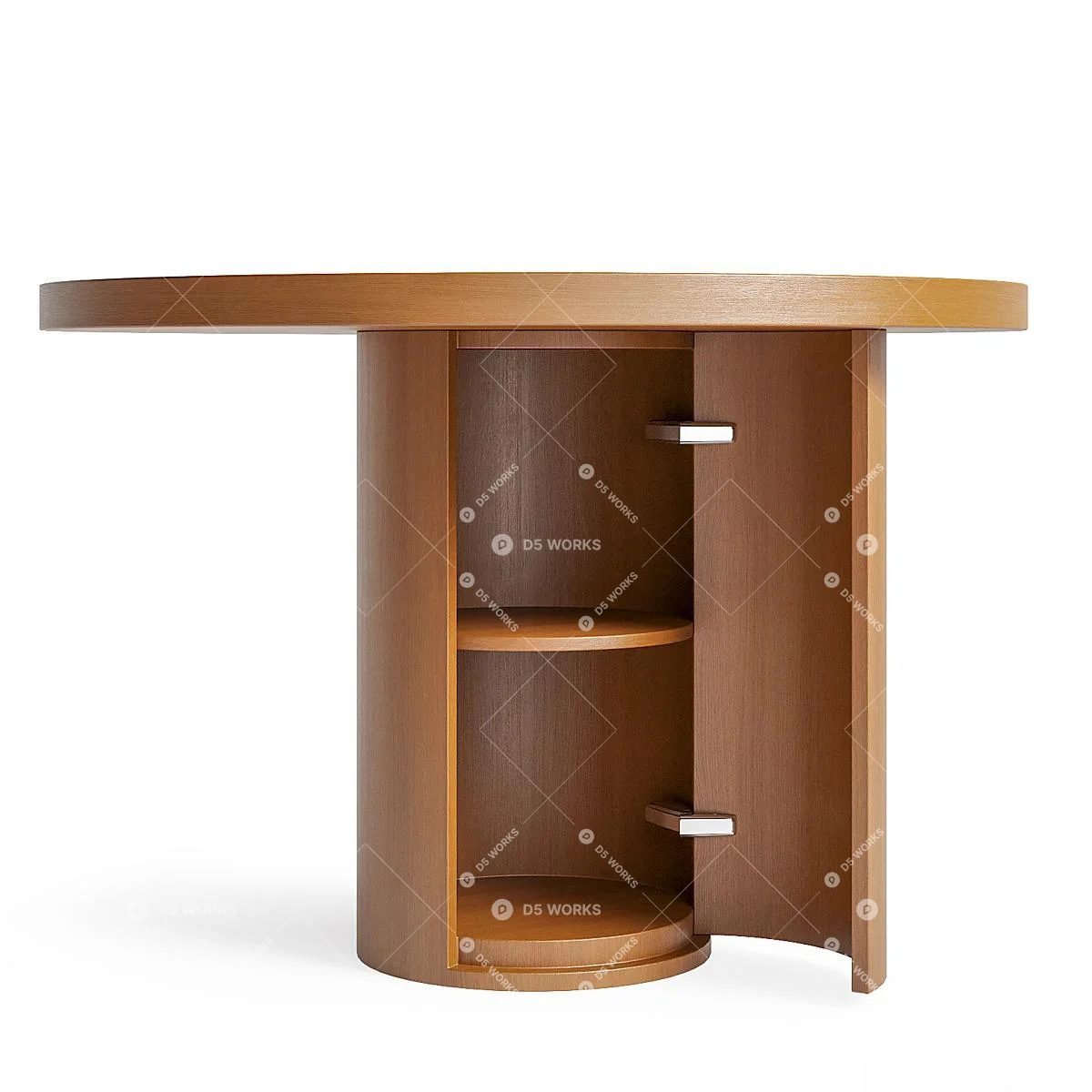 Modern Side Table Set 3d model thumbnail 2