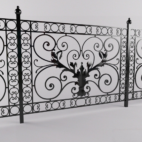 Modern Fence Guardrail