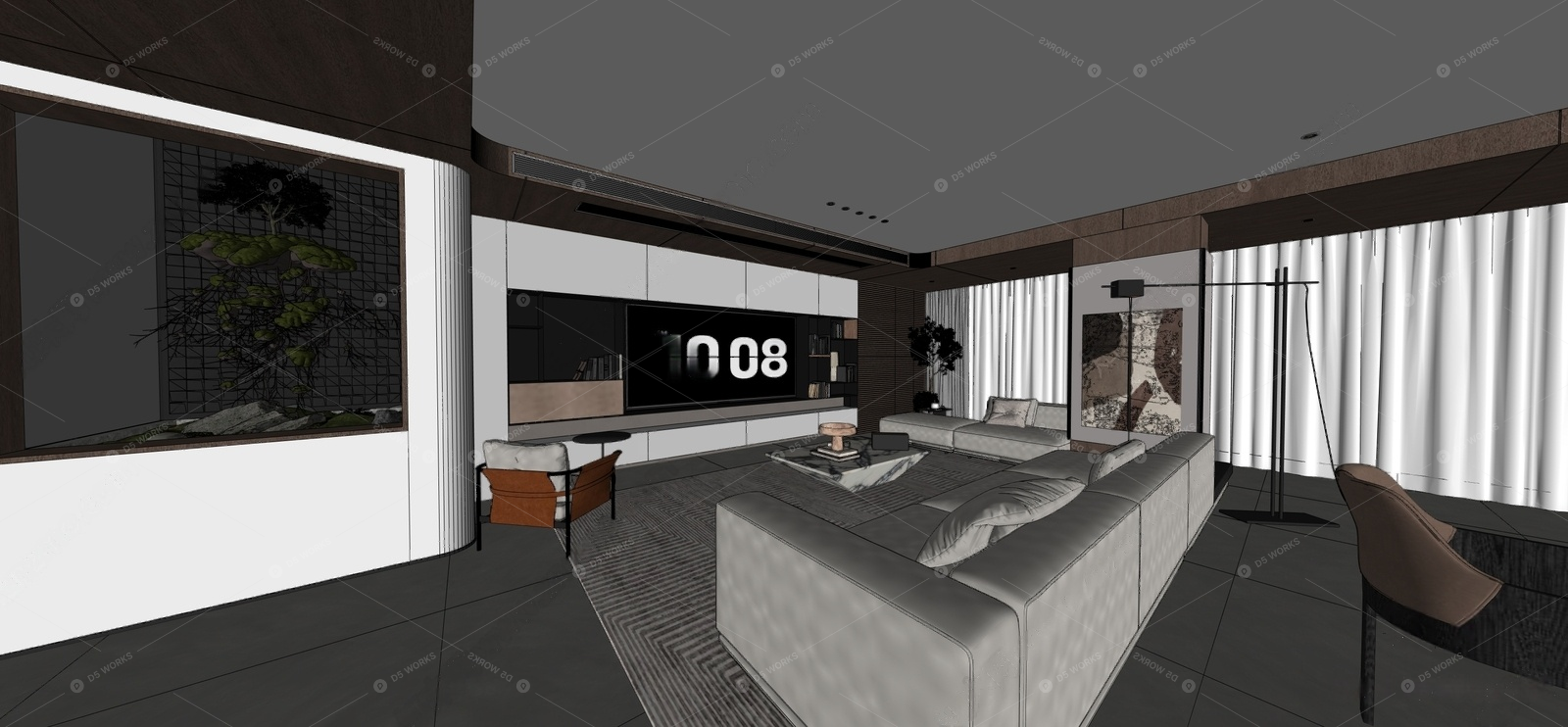 Living & Dining Rooms 3D Models 2