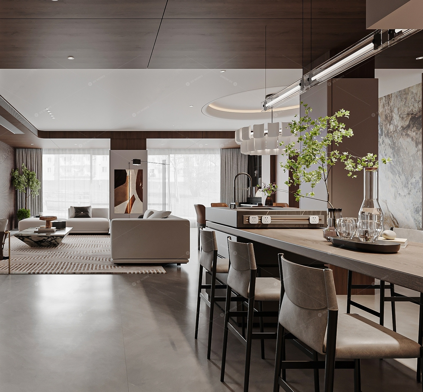 Living & Dining Rooms 3D Models 3