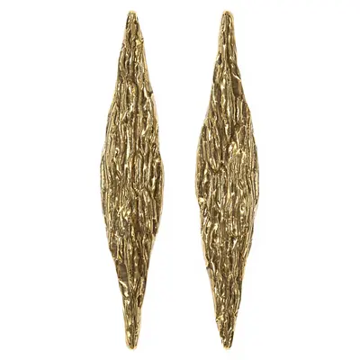 Textured Gold Pull Handle 3d model
