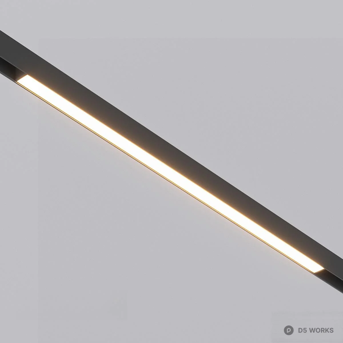 Minimalist Linear Light 3d model - Image 1