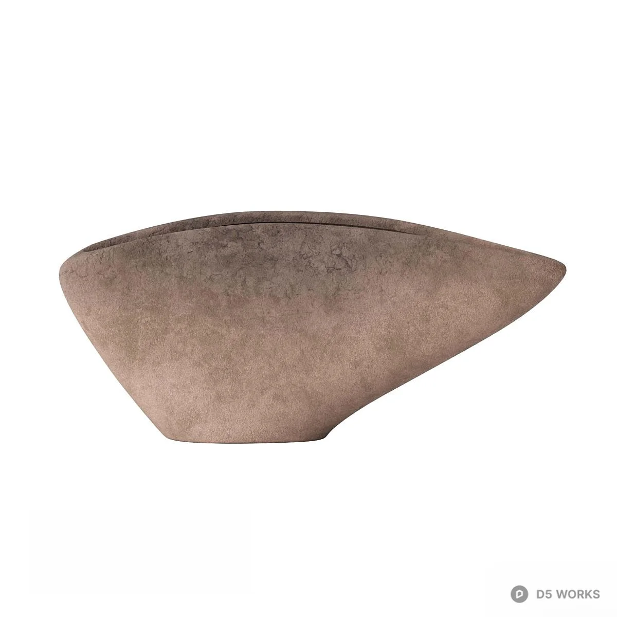 Minimalist Ceramic Planter 3d model thumbnail 3