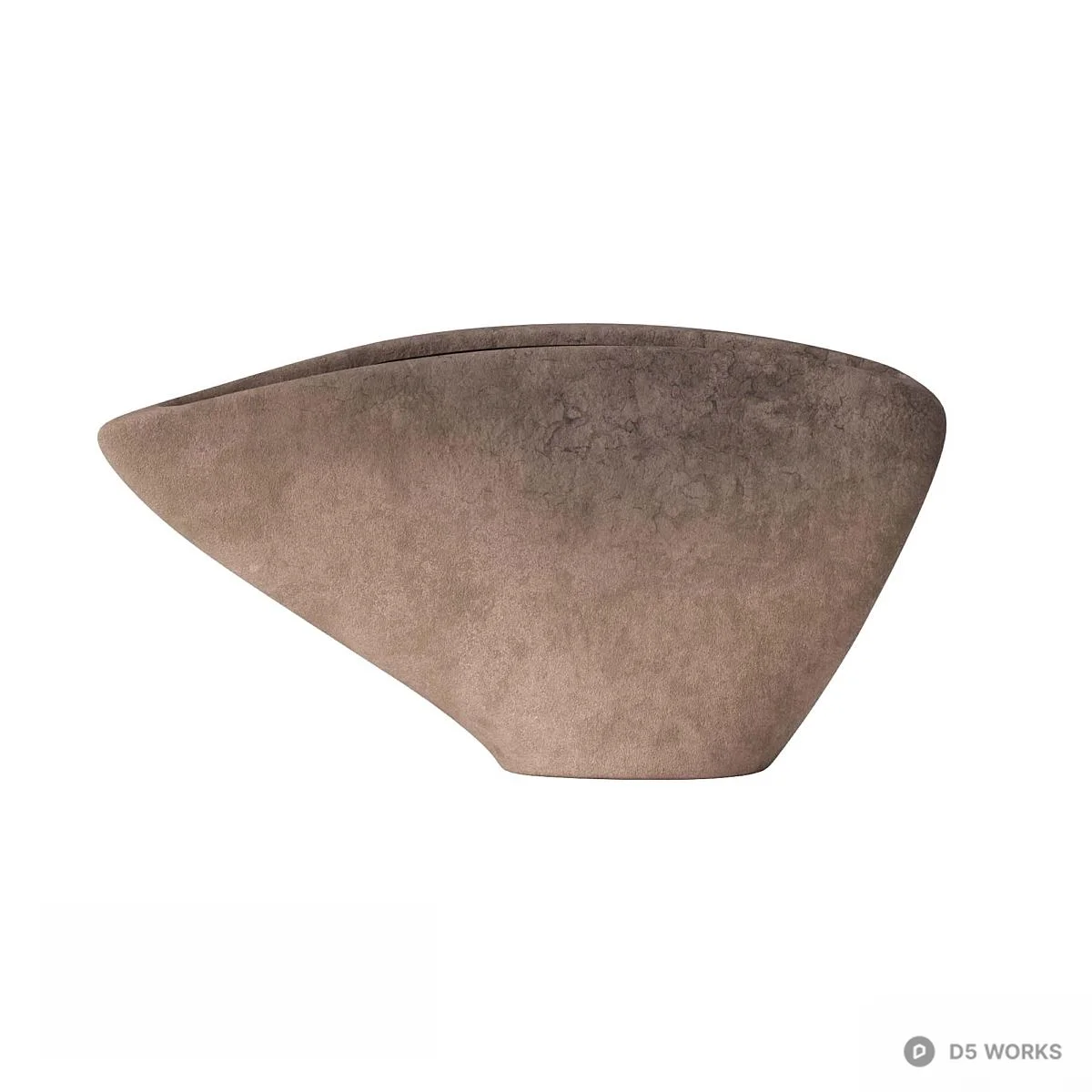 Minimalist Ceramic Planter 3d model thumbnail 2