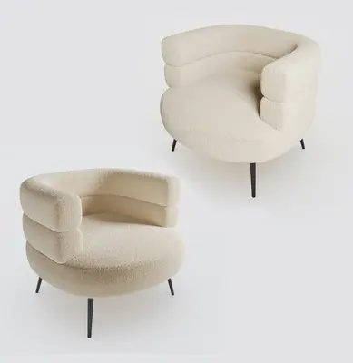 Mid-Century Modern Single Sofa