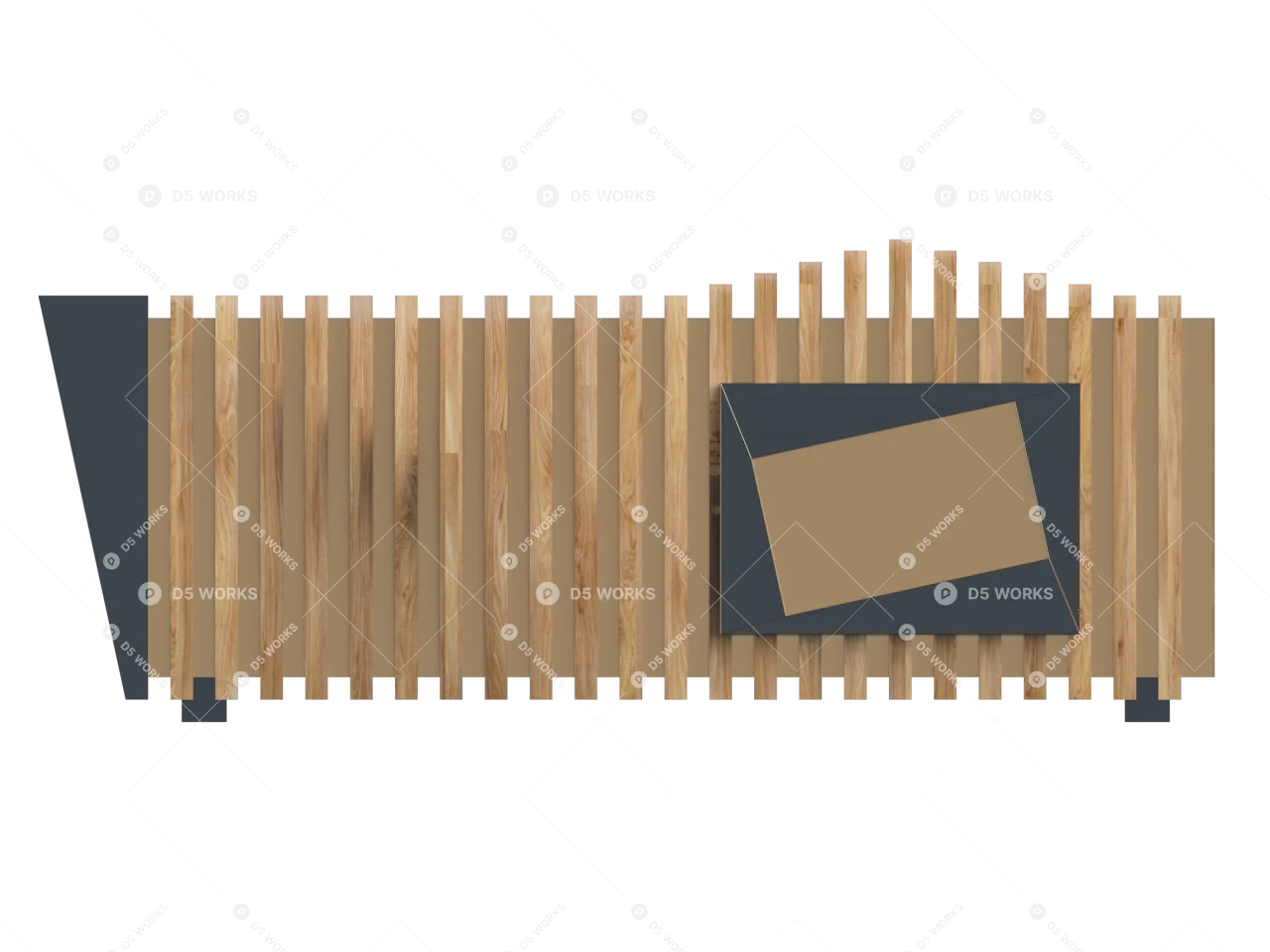 Landscape Seating 3d model thumbnail 2