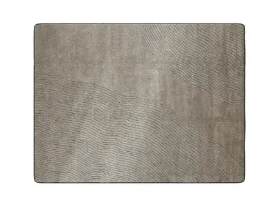 Textured Wave Pattern Area Rug 3d model
