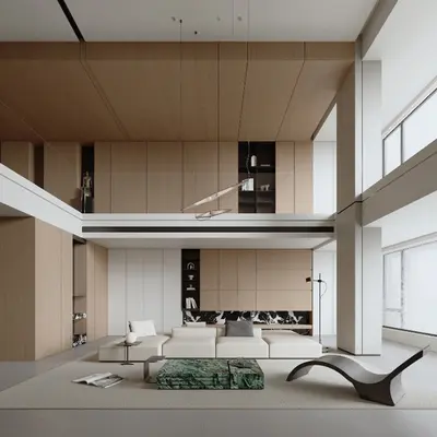 Modern Villa Living Room