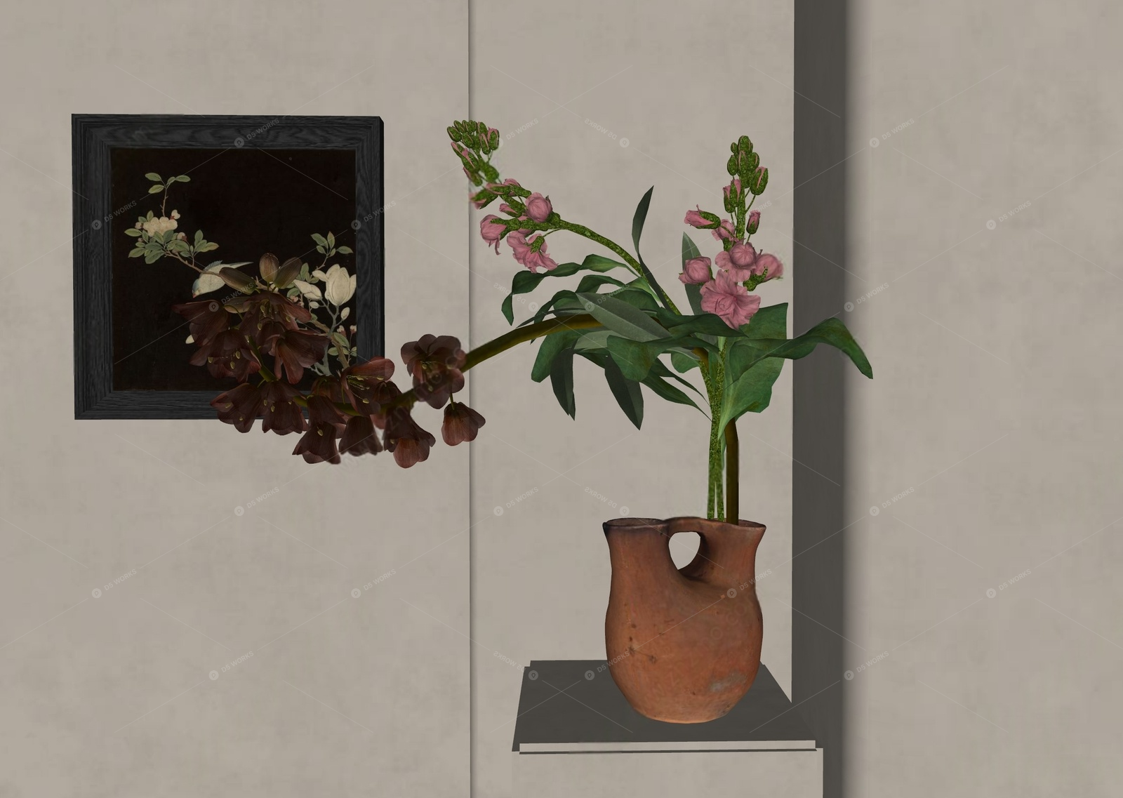Vases & Floral Arrangements 3D Models 2