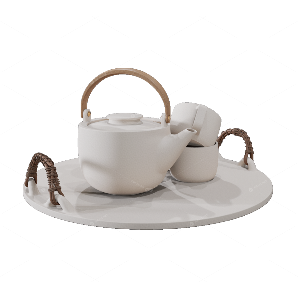 Tea Sets 3D Models