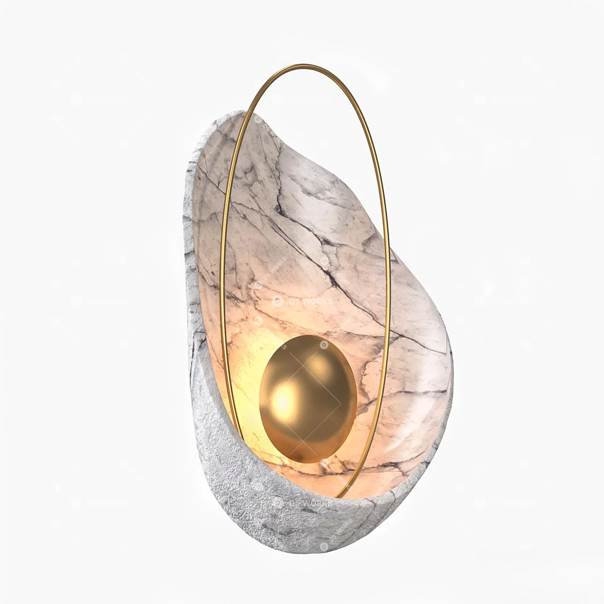 Wall Lamp 3d model thumbnail 2