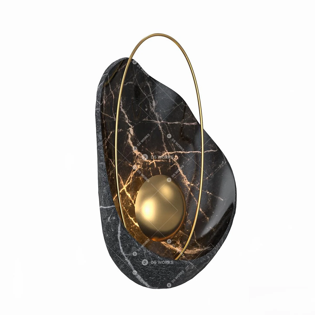 Wall Lamp 3d model thumbnail 4
