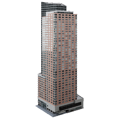 Modern Commercial Hotel Building 136M