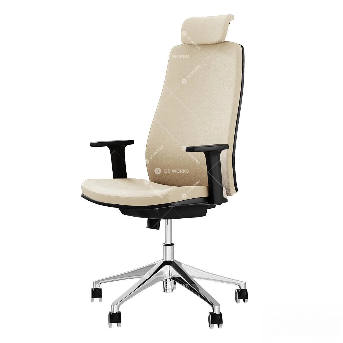 Modern Office Chair 3d model thumbnail 2