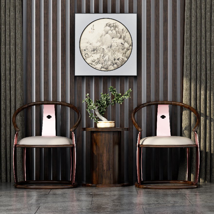 New Chinese Leisure Table & Chair Set