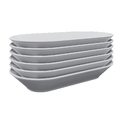 Tableware a stack of square bowls 