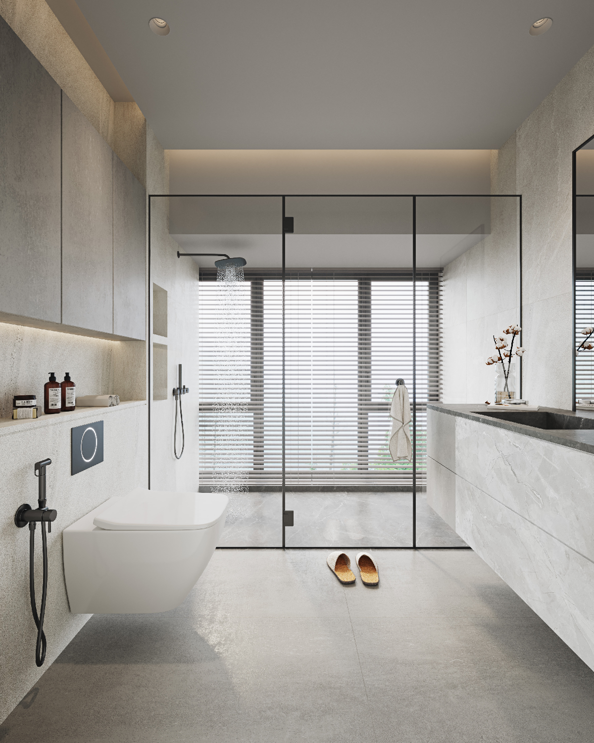 Organic Modern Bathroom