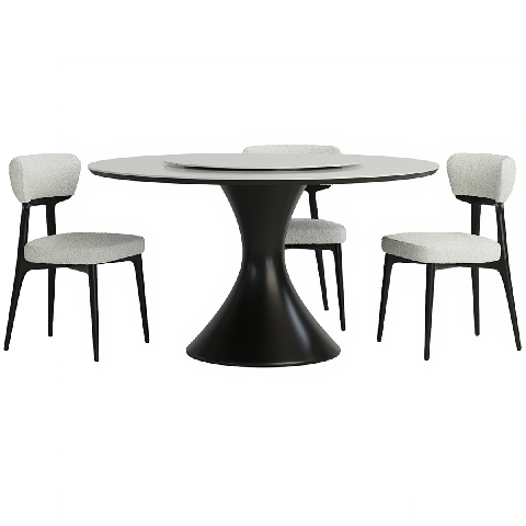 Modern Dining Table & Chairs Set