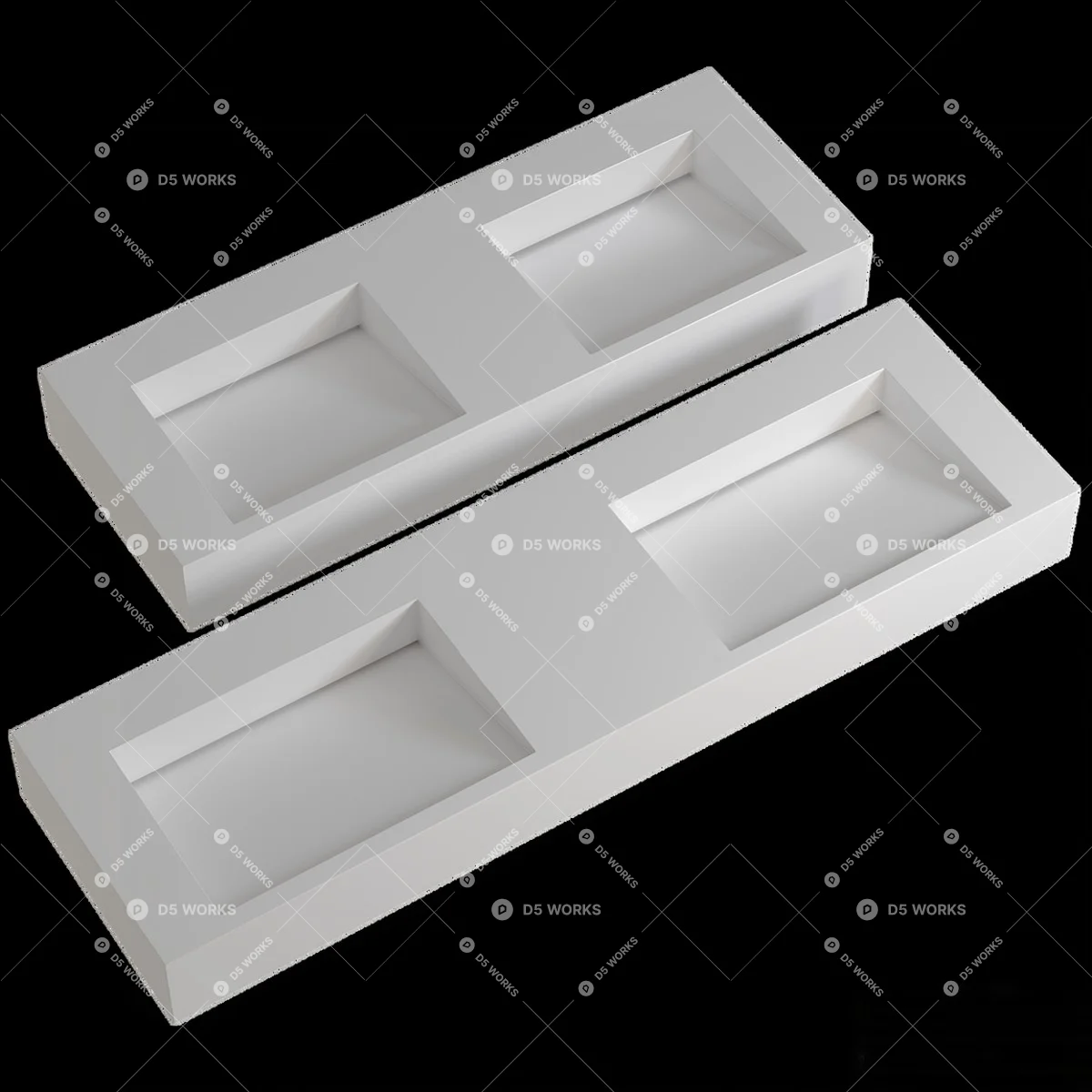 Wash Basin 3d model thumbnail 2