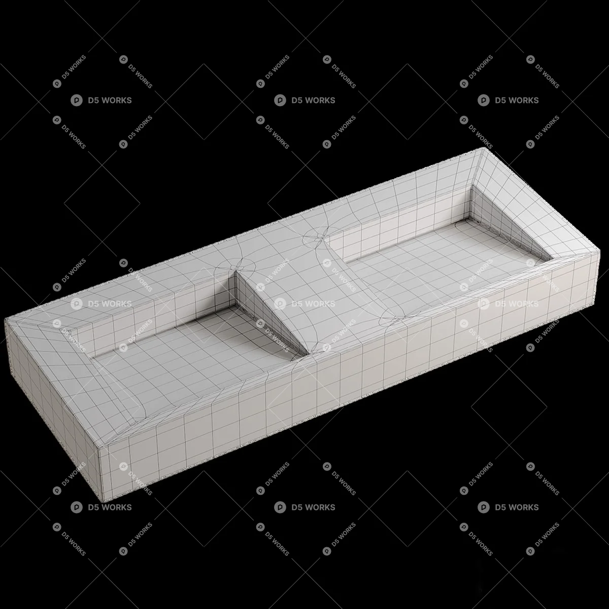 Wash Basin 3d model thumbnail 3