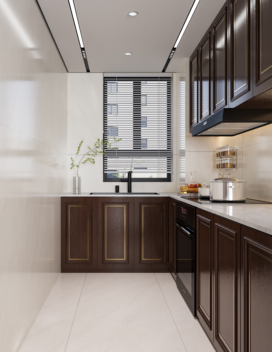 Classical Chinese Closed Kitchen