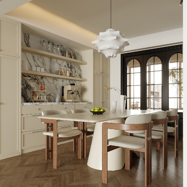 Mid-Century Modern Dining Room (Home)