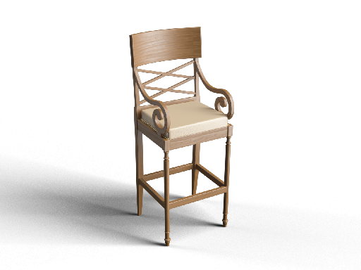 Organic Modern Bar Chair